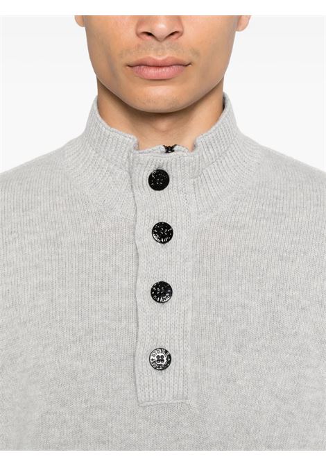 maglione collo alto uomo grigio STONE ISLAND | K2S15 5100040 S00A3V0M64